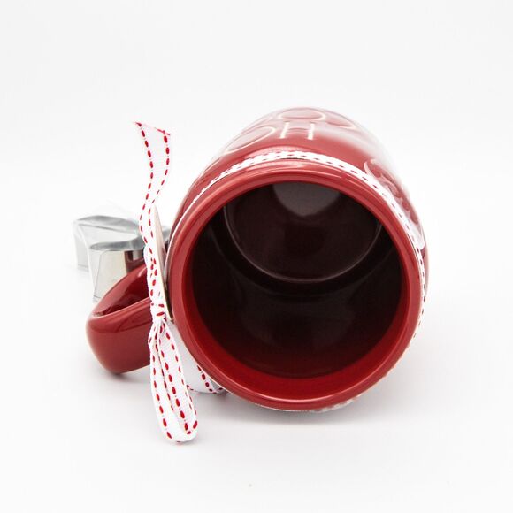 Rae Dunn Christmas Mug – Hot Cocoa Mug with Cookie Cutter Attached 16oz Mug Gift - Picture 7 of 9